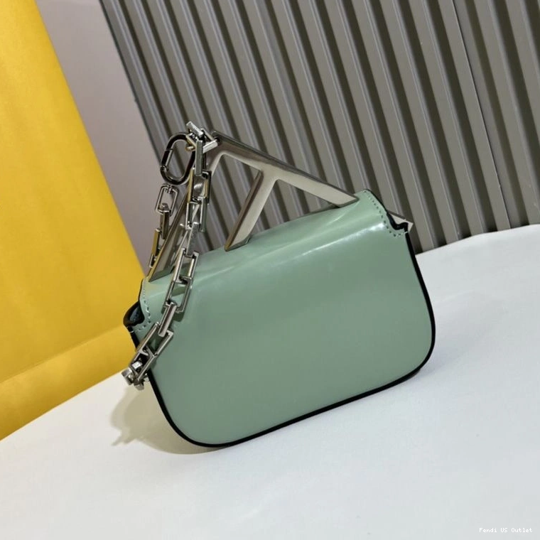 Affordable HOT Bag In Leather F Green Nano Calf Fendi 0801